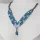 Necklace Black brass